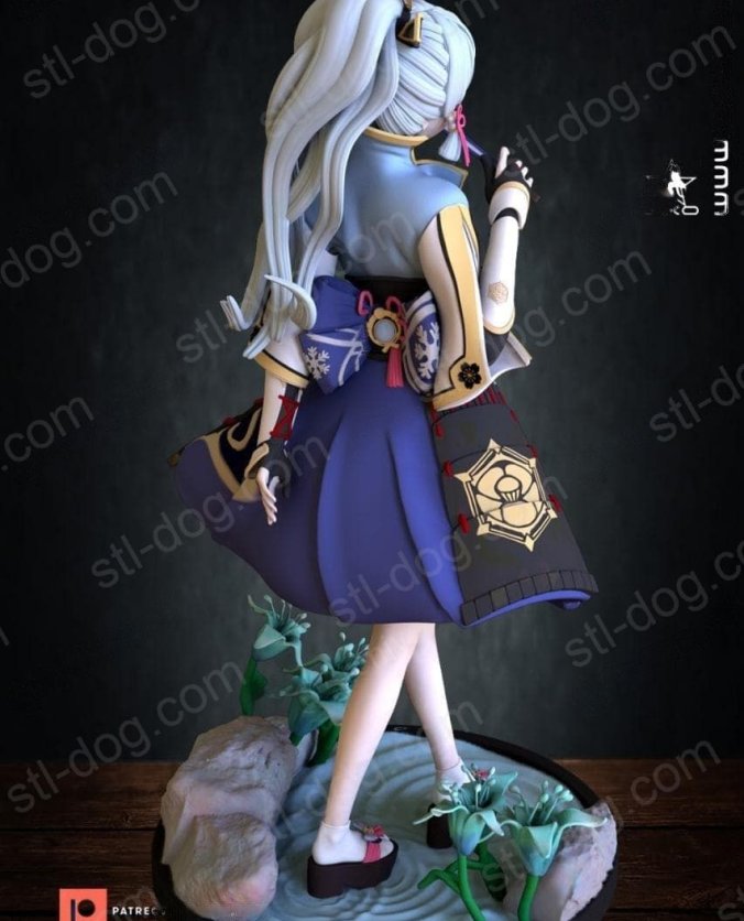 原神(Genshin Impact)  神里绫华 Ayaka 3D打印图纸